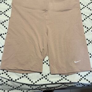 Nike Women's Beige Bike Shorts